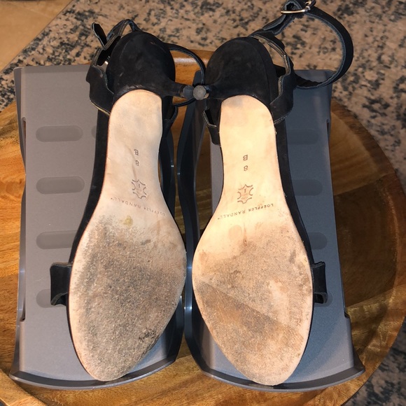 Loeffler Randall Size 8 Black Kitten Heel - Picture 4 of 8